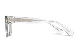 Shop ALL SAINTS Suki Unisex Square Sunglasses in Transparent Grey online.