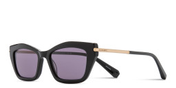 Shop ALL SAINTS Ada Cat-Eye Sunglasses in Black online.