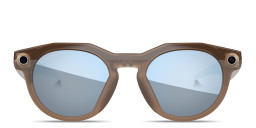 Shop Oakley Meta HSTN Limited Edition Unisex Round Sunglasses in Brown Smoke online.