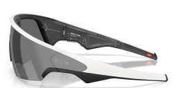 Shop Oakley Meta Vanguard Unisex Half-Rim Rectangle Sunglasses in White online.