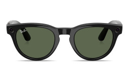 Ray-Ban Meta Headliner Unisex Panthos Sunglasses in Shiny Black – Product Photo 1