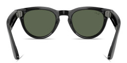Shop Ray-Ban Meta Headliner Unisex Panthos Sunglasses in Shiny Black online.