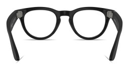 Shop Ray-Ban Meta Headliner Unisex Panthos Eyeglasses With Blue-Violet Light Lenses in Black online.