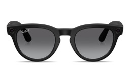 Shop Ray-Ban Meta Headliner Unisex Panthos Sunglasses in Matte Black online.