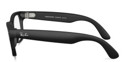 Shop Ray-Ban Meta Wayfarer Transitions® Unisex Square Sunglasses in Matte Black online.