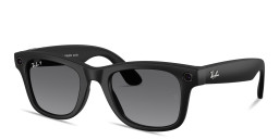 Ray-Ban Meta Wayfarer Unisex Square Sunglasses in Matte Black – Product Photo 2