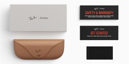 Shop Ray-Ban Meta Wayfarer Unisex Square Sunglasses in Matte Black online.