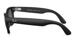 Ray-Ban Meta Wayfarer Unisex Square Sunglasses in Matte Black – Product Photo 3