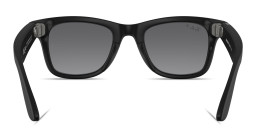 Shop Ray-Ban Meta Wayfarer Unisex Square Sunglasses in Matte Black online.