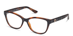 Shop Guess G Rectangle Eyeglasses in Havana online.