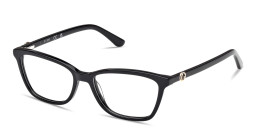 Shop Guess G Rectangle Eyeglasses in Black online.