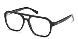 Shop Guess G Wide Aviator Eyeglasses in Black online.