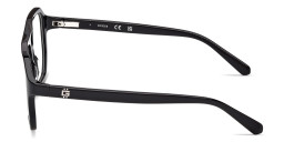 Shop Guess G Wide Aviator Eyeglasses in Black online.