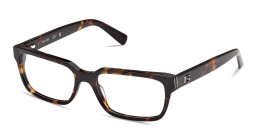 Shop Guess G Rectangle Eyeglasses in Black online.