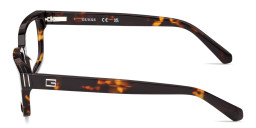 Shop Guess G Rectangle Eyeglasses in Black online.