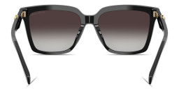 Shop Michael Kors Menaggio Square Sunglasses in Black online.