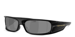 Shop Oakley Highland Unisex Rectangle Sunglasses in Black online.