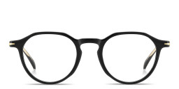 Shop DAVID BECKHAM Talisman Panthos Eyeglasses in Black online.