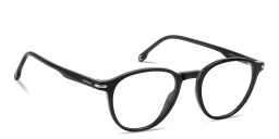 Shop Carrera Logo Lettering Panthos Eyeglasses in Black online.