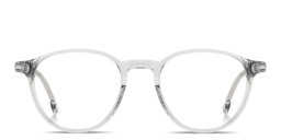 Shop Carrera Logo Lettering Panthos Eyeglasses in Transparent Grey online.