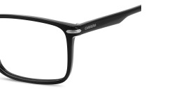 Shop Carrera Logo Lettering Wide Rectangle Eyeglasses in Black online.