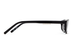 Shop TRICE Gala Irregular Sunglasses in Black online.