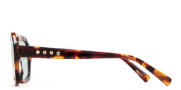 Shop TRICE Malaka Irregular Sunglasses in Tortoise online.