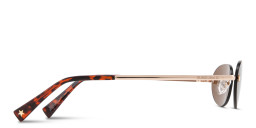 Shop Guess Jeans Unisex Rimless Oval Sunglasses in Gold online.