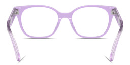 Shop Emporio Armani Eagle Logo Kids Square Eyeglasses in Opal Lilac online.