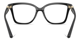 Shop Michael Kors Kobe Square Eyeglasses in Black online.