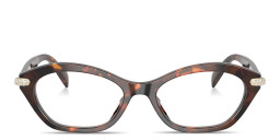 Shop Michael Kors Saint Lucia Oval Eyeglasses in Tortoise online.