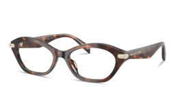 Shop Michael Kors Saint Lucia Oval Eyeglasses in Tortoise online.