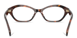 Shop Michael Kors Saint Lucia Oval Eyeglasses in Tortoise online.