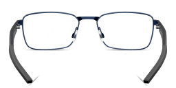 Shop Oakley Steakhouse Unisex Wide Rectangle Eyeglasses in Matte Midnight online.