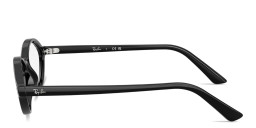 Shop Ray-Ban Romy Optics Unisex Irregular Eyeglasses in Black online.