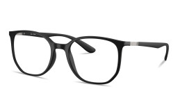 Shop Ray-Ban Elliot Optics Liteforce Unisex Irregular Eyeglasses in Sand Black online.