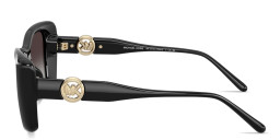 Shop Michael Kors Tokyo Square Sunglasses in Black online.