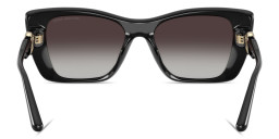 Shop Michael Kors Tokyo Square Sunglasses in Black online.