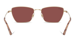 Shop Ray-Ban Drea Unisex Irregular Sunglasses in Pale Gold online.