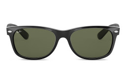 Ray-Ban Unisex Square Sunglasses in Black/Green – Product Photo 2