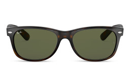 Ray-Ban New Wayfarer Square Sunglasses in Tortoise – Product Photo 1