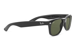 Ray-Ban New Wayfarer Unisex Square Sunglasses in Polished Black – Product Photo 5