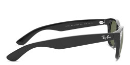 Shop Ray-Ban New Wayfarer Unisex Square Sunglasses in Polished Black online.