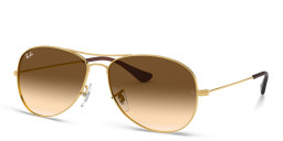 Ray-Ban Cockpit Aviator Sunglasses in Gold – Product Photo 2