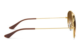 Ray-Ban Cockpit Aviator Sunglasses in Gold – Product Photo 3