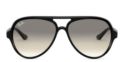 Shop Ray-Ban Cats 5000 Pilot Sunglasses in Black online.