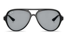 Shop Ray-Ban Cats 5000 Pilot Sunglasses in Black online.