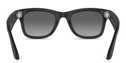 Ray-Ban Meta Wayfarer Unisex Square Sunglasses in Matte Black – Product Photo 4