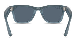 Ray-Ban Meta Wayfarer Unisex Square Sunglasses in Matte Jeans – Product Photo 4