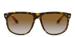 Ray-Ban Boyfriend Square Sunglasses in Light Havana/Brown – Product Photo 1